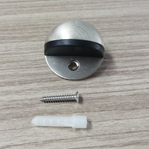 MD005 rozsdamentes acél 304&gumi padlóra szerelt félteke ajtó dugó