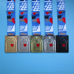 Cinkötvözött arany ezüst réz pajzs kombinált érmek