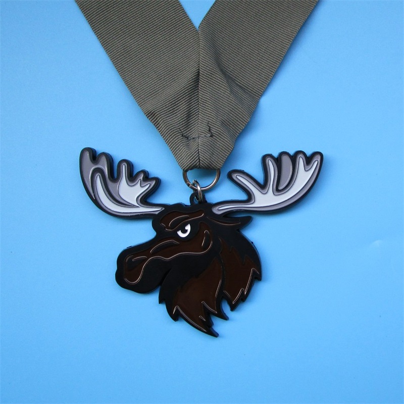 Cinkötvözet -casting érmek tervezik a saját sportötvözet érmét a zsinór medálral