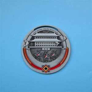 Egyéni logó antik dizájn 3D fém színes éremmaratoni érmek befejezői 2016