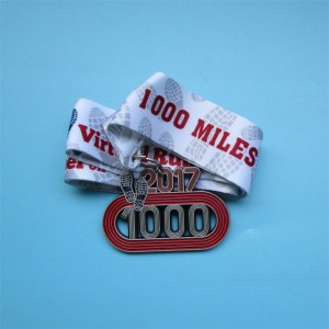 Gyártó egyedi, kiváló minőségű fém 3D maratoni sportérmet