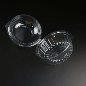 10oz újrahasznosítható műanyag eldobható gyümölcs saláta tál