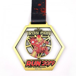 Gag Hollow Out Design Medalsnagykereskedelmi fém díj 3D aranyérmek