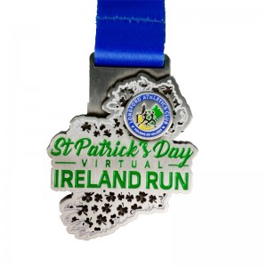 Egyéni szilikon szalag epoxi sportverseny díjak futtatási érmék a futáshoz