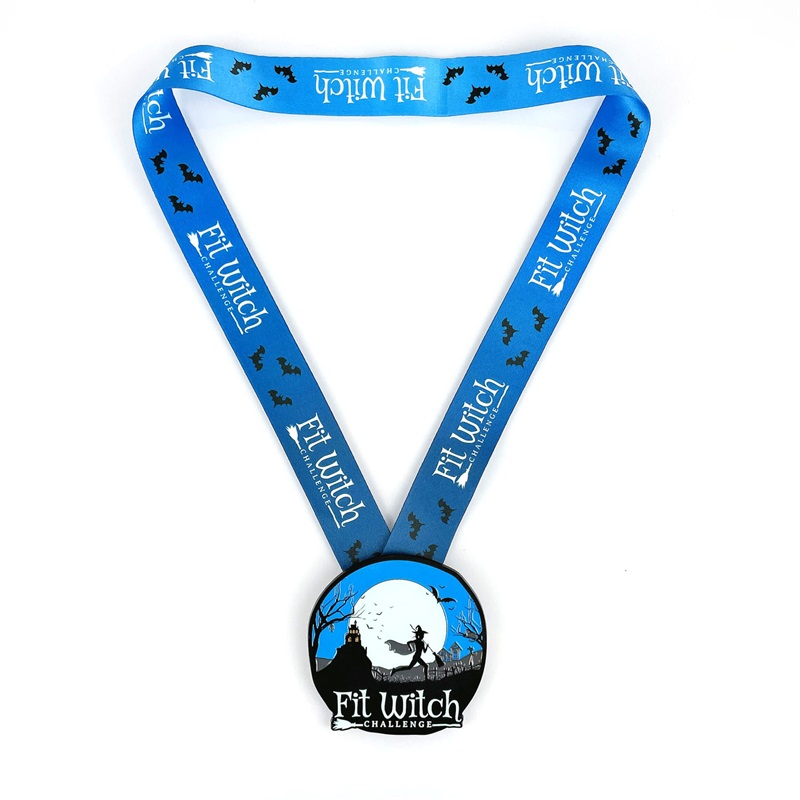 7/8 hüvelykes matt black metal érmes Halloween fényes éjszakai érmek