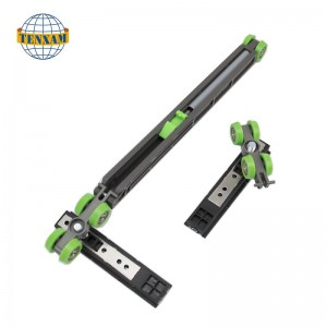 Rozsdamentes acél tolóajtó henger lógó kerekek henger