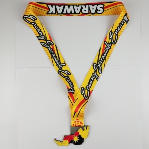 GAG -érmek gyártója személyre szabott Honor Awards Metal 3D aranyozott érem térkép a városi érem