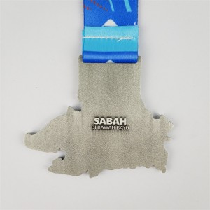 Emlékérme cink ötvözet casting térkép a városi vállalati eseményekhez