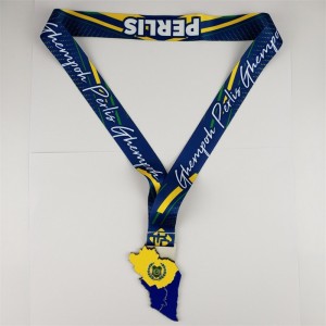 GAG -érmet gyártó tervezés fém 3D -s aranyozott érem Nemzeti várostérkép -érmek