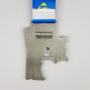 Medalions olcsó érem 3D arany ezüst réz bevonatú érméknemzeti várostérkép