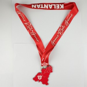 Kiváló minőségű városi térkép casting Sliver egyedi cink ötvözet casting díj fém univerzális sportérmet