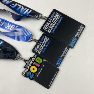 Színes spray -díjak faérmék az ünnepi érmek sportához