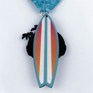 Gag gyári érmek egyedi faérmes tartó fa maratoni érme lézer gravír logóval