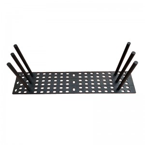 Kiváló minőségű fekete por permetező acél úszó konzol eltávolítható tartós rúddal