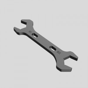 Egy csavarkulcs egy csavarkulcsot kikötő árufuvarozási alumínium dupla fejű csavarkulcsok