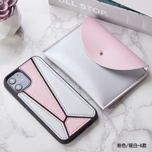 Apple iPhone 11narancssárga kék színű kontraszt bőr telefon védő tok, 360 fokos őszi védelem CaseIPhone11Pro