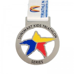 Die Cast Medals Arany Metal Award 3D Triatlon Medal Sport Medal