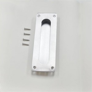 7,09 hüvelykes süllyesztett ujj öblítés húzza a zsebajtó -szekrény ajtaját, a toló pajta ajtófogantyúját, a szálcsiszolt acél téglalap alakú ajtó húzza a hardveret