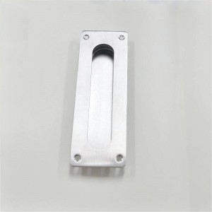 7,09 hüvelykes süllyesztett ujj öblítés húzza a zsebajtó -szekrény ajtaját, a toló pajta ajtófogantyúját, a szálcsiszolt acél téglalap alakú ajtó húzza a hardveret