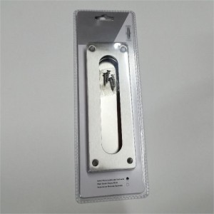 7,09 hüvelykes süllyesztett ujj öblítés húzza a zsebajtó -szekrény ajtaját, a toló pajta ajtófogantyúját, a szálcsiszolt acél téglalap alakú ajtó húzza a hardveret