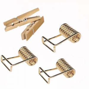 Rozsdamentes acél hajú ruhacsipesz kis spirális torziós rugó