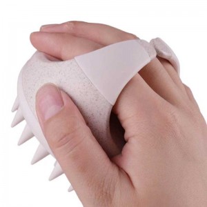 Biológiailag lebontható búzaszalma sampon masszázs kefe fejbőr mosófésű fésű karosszéria kefe kefe fürdő karcsú masszázskefe