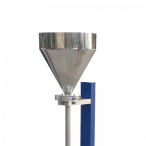 Hulló homok kopás tesztelő gép