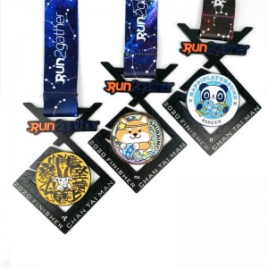 Nagykereskedelem Nincs minimális rendelés zománc maratoni érmek