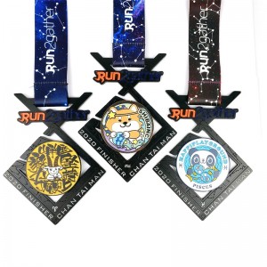 Testreszabott maratoni félmaratoni sportérmesnagykereskedelmi kerek alakú érmek