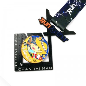 GAGnagykereskedelmi egyedi logótervezés fém ötvözet futó maratoni sport tiszteletérem