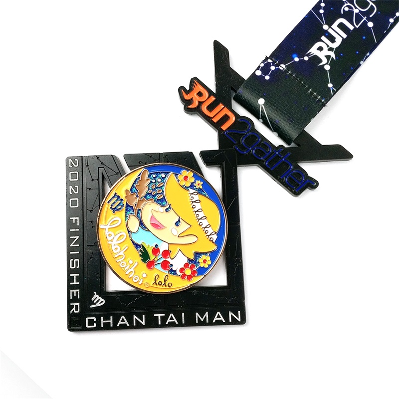 GAGnagykereskedelmi egyedi logótervezés fém ötvözet futó maratoni sport tiszteletérem