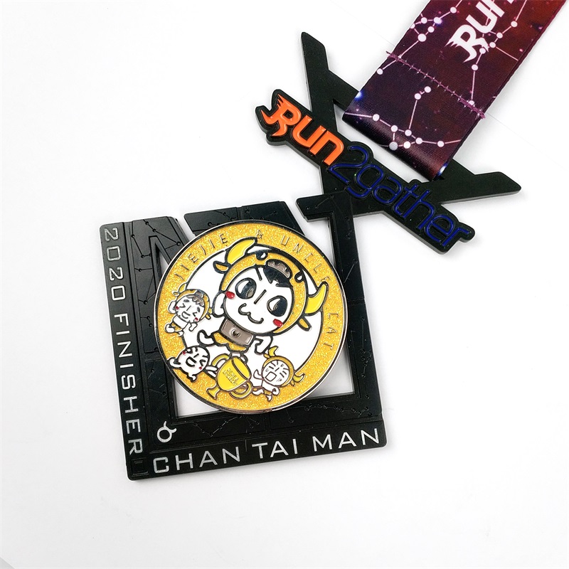 GAGnagykereskedelmi egyedi logótervezés fém ötvözet futó maratoni sport tiszteletérem