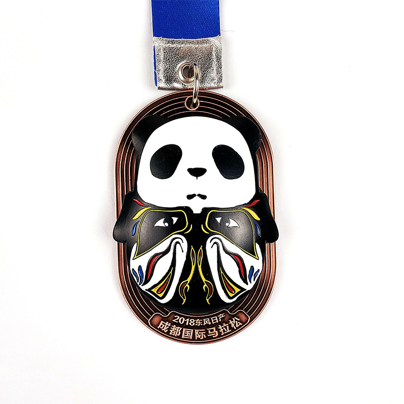 Nagykereskedelmi egyedi sportmaratoni díj érmék üres aranyozott emléktárgy Medal