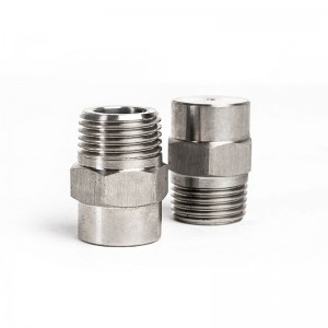 Rozsdamentes acél szilárd kúp fúvóka porlás és párásítás magas és alacsonynyomású porlasztási kúpos fúvóka víztisztító fúvóka