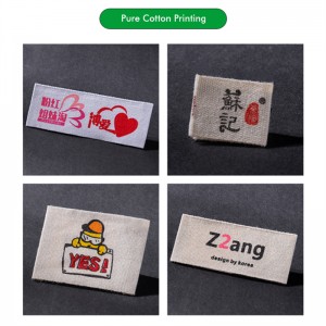 Szövött jelölés Kiváló minőségű szőtt jel testreszabása