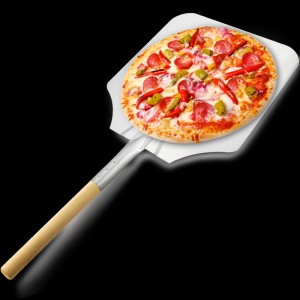 Fémfogantyú 12nch/14 hüvelyk/16 hüvelyk alumínium pizza héj pizza lapát pizza spatula pizza paddle