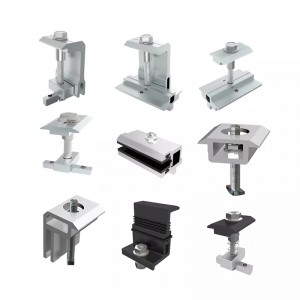 Napelemes panel fotovoltaikus modul konzol kiegészítők oldalsónyomásblokk horganyzott közepesnyomásblokk