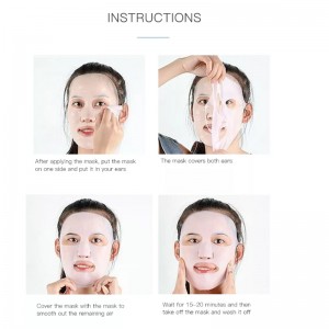 Újrafelhasználható szilikon maszk maszk borító szilikon bőr maszk újrafelhasználható hidratáló arc-szilikon maszk elleni pezsgési maszk arcápolási eszközök