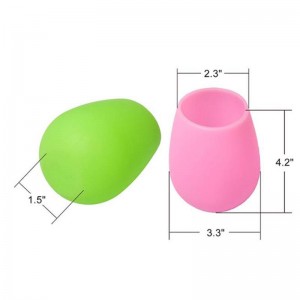 12oz törhetetlen szilikon borospoharak, újrahasznosítható törésálló borospoharak partikhoz, kempinghez, strandok és csónakok, szárnélküli szilikon borospoharak, hippi komló,