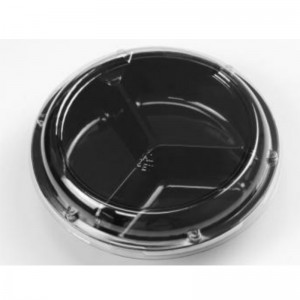 Három-compartment Fresh-cut Fruits Box fedél 205*155*58 mm HJ-190