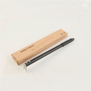 Esztergáló Pizza villák Pizza Turner alumínium fogantyú Bakeware Robusztus Könnyen tárolható és átvihető Konyha és sütő eszköz , fekete