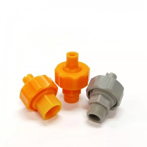 Állítható golyóízület csatlakozó műanyag állítható univerzális golyó illesztő permetező fúvóka