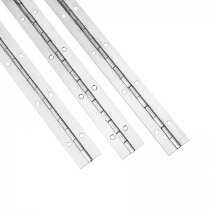 Szabványos méret hosszú csuklópánt 201#72 \'\'*1 rozsdamentes acél zongora csuklópántos folytonos sor szekrény zongorape