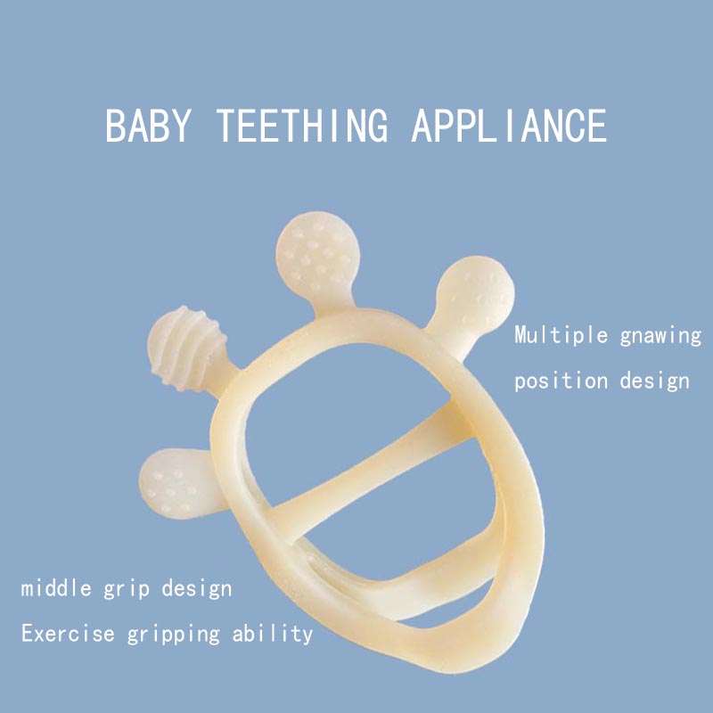 Szilikon baba Fogaher játékok csecsemők számára 3 hónap, BPA szabad csepp+resistanti szilikon kesztyű fogak játékok a fájó gumi megkönnyebbüléshez, baba rágó játékok a szopáshoz