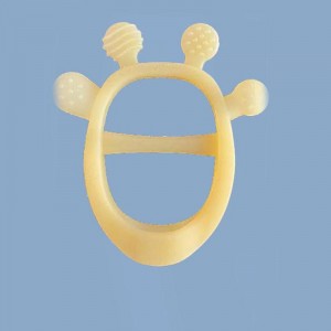 Szilikon baba Fogaher játékok csecsemők számára 3 hónap, BPA szabad csepp+resistanti szilikon kesztyű fogak játékok a fájó gumi megkönnyebbüléshez, baba rágó játékok a szopáshoz