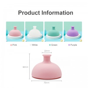Szilikon baba -belch -pattanás, a gyerekek Belch Flatus csapkodó szerszáma, Baby Pump csésze masszírozó, egészséges, környezetbarát és könnyen tisztítható