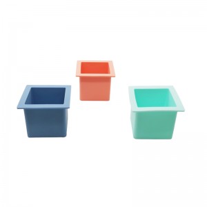 Nagy szilikon jégkocka tálca formák BPA -mentes, egyfuratnégyzet alakú jégtálca rugalmas, könnyű felszabadulni lassú olvadék jég, koktélokhoz, ajándékokhoz