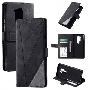 Alkalmas az Apple iPhone14Pro telefon tokhoz, divatos splicing bal és jobb oldali flip telefonos tok, konzol pénztárca -kártya slot telefon tok, hitelkártya -táska telefon védő ca