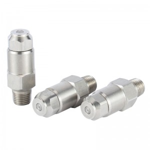 Rozsdamentes acél hidraulikus atomizáló LNN fúvóka páratartalom Légképzés Finom köd permetező fúvóka porlasztó permetező fúvóka