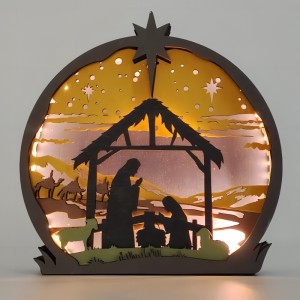 3D -s fa kézműves dekoráció